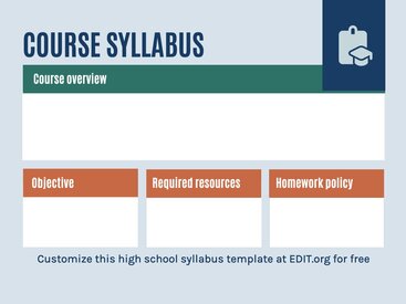 Syllabus Didactic Programming Templates to edit online