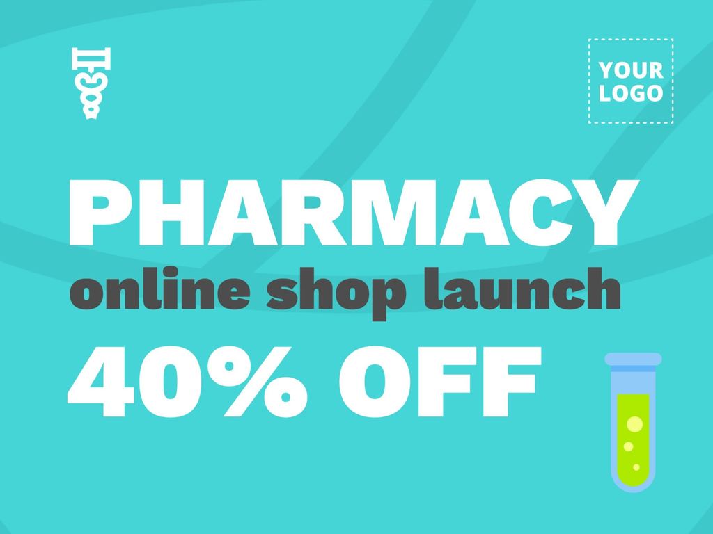 Template designs to promote pharmacies